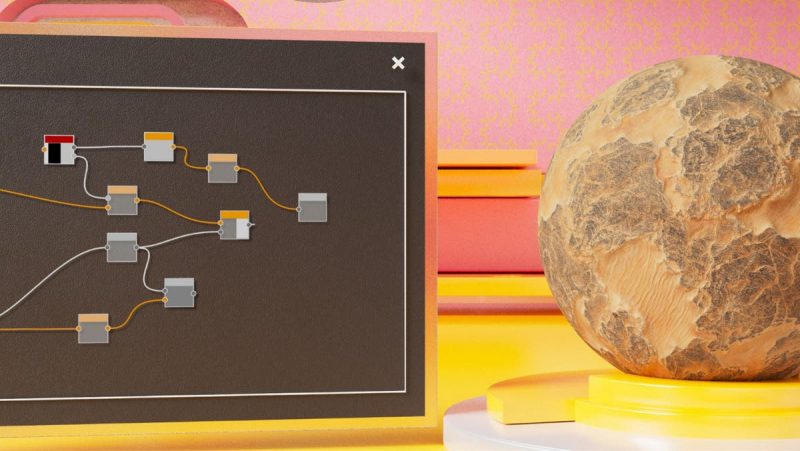 Workflow berbasis node di Substance 3D Designer