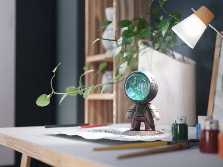 Adegan 3D yang disusun dengan Substance 3D Stager