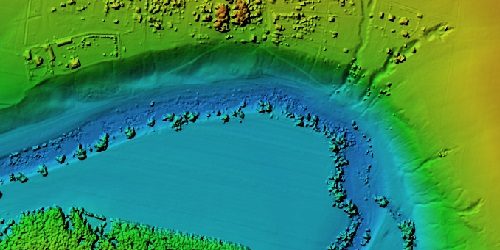 Digital elevation model dari Metashape