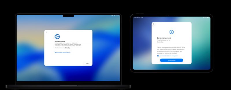 Penyiapan perangkat Apple tanpa sentuh