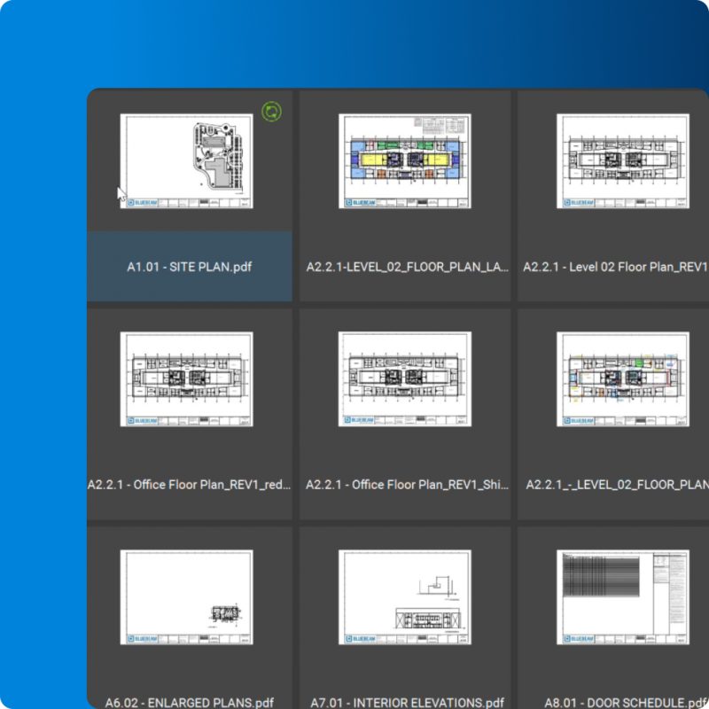 Kumpulan sheet gambar di Bluebeam