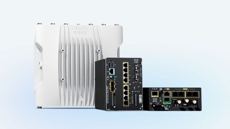 Switch dan router industri Cisco