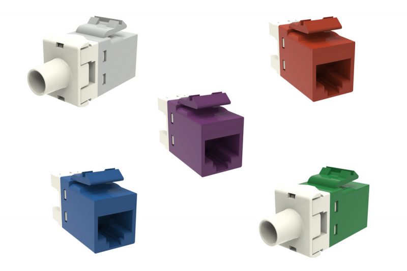 Jack RJ45 CommScope NETCONNECT SL-Series berbagai warna