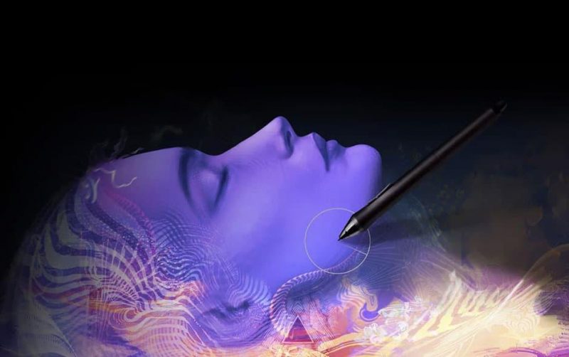 Karya lukisan digital yang dibuat dengan Corel Painter