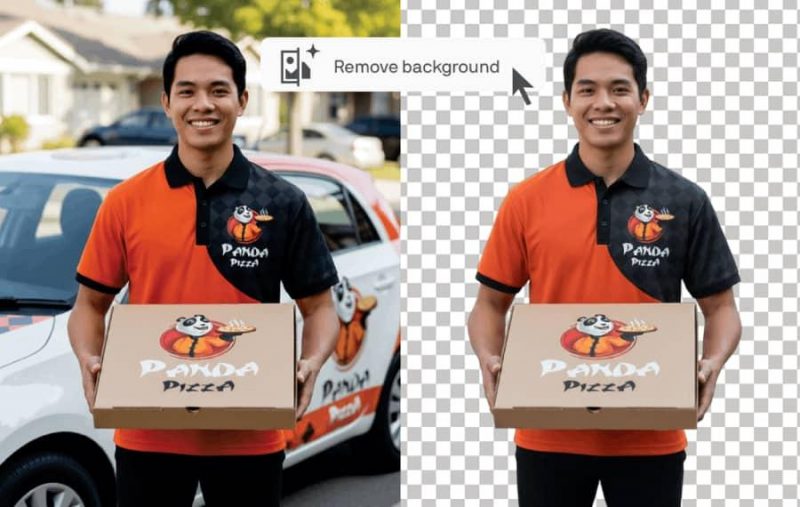 Menghapus latar foto dengan AI di CorelDRAW