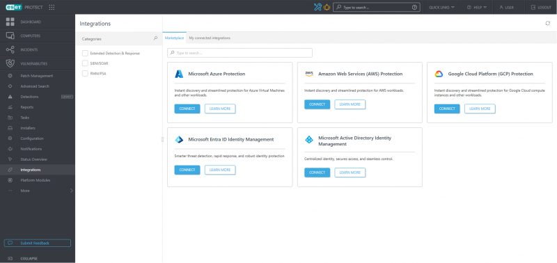Integrasi di konsol ESET PROTECT