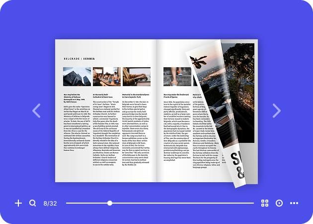 Tampilan flipbook FlipHTML5 di browser