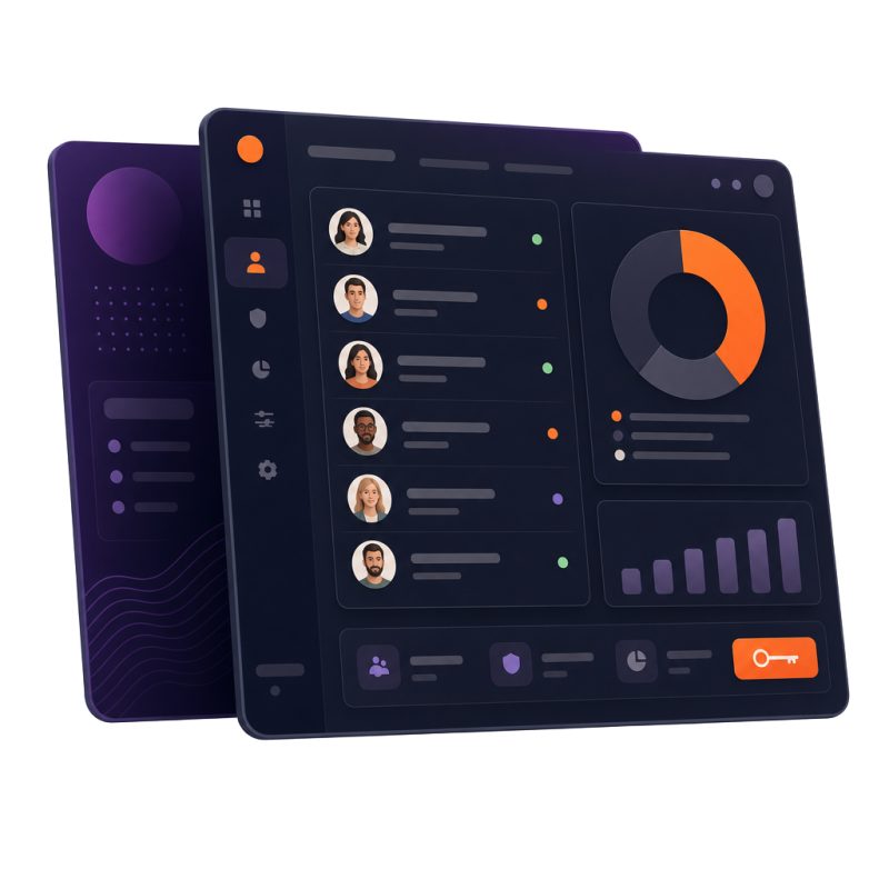 Dashboard lisensi Foxit Admin Console