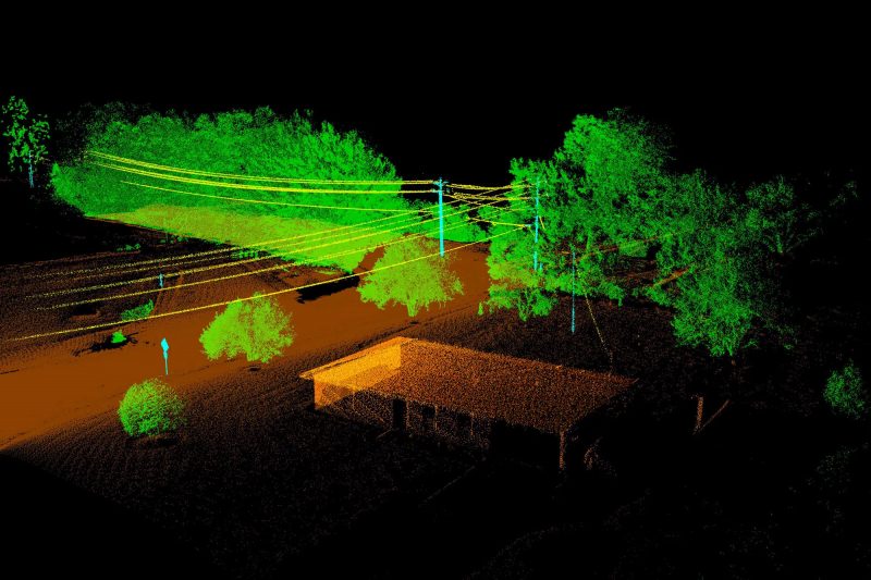 Klasifikasi otomatis jaringan listrik dari point cloud