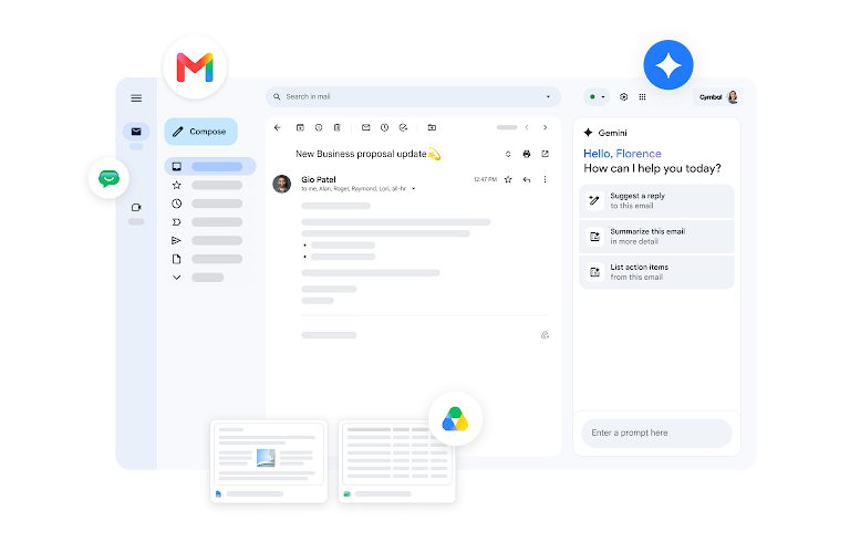 Gemini di Gmail membantu meringkas dan membalas email