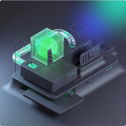 Ilustrasi server Microsoft Exchange yang dilindungi Kaspersky
