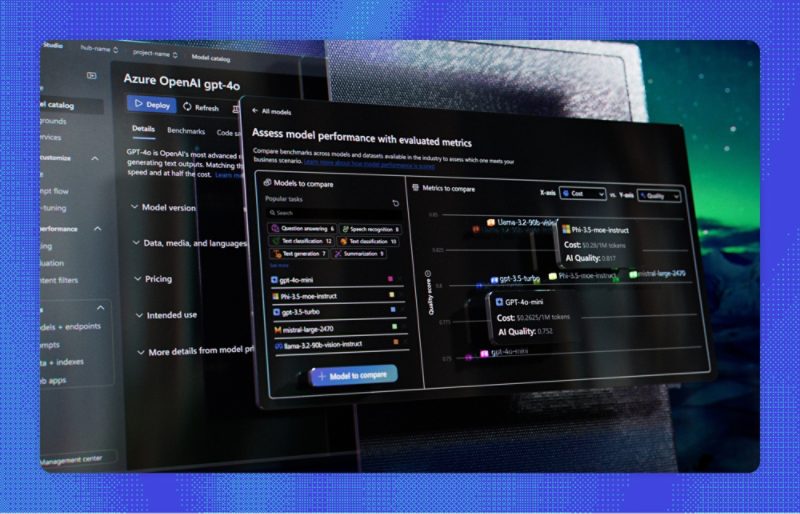 Tampilan layanan AI di Microsoft Azure