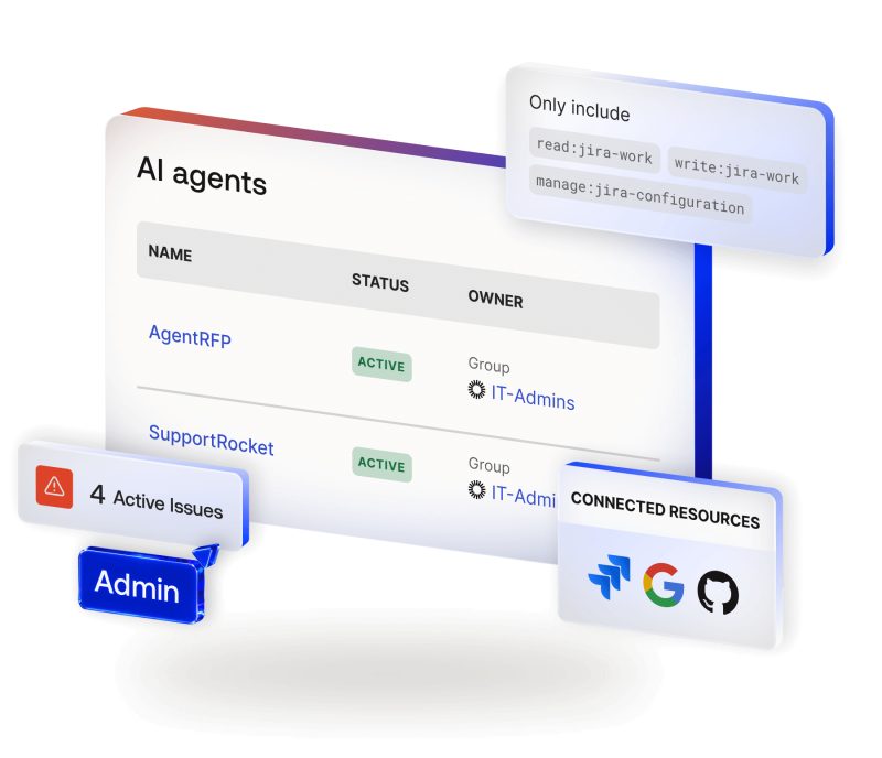 Daftar AI agent di Okta for AI Agents
