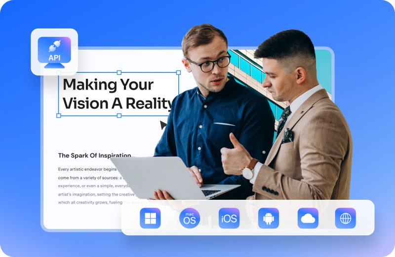 PDFelement lintas platform dengan API
