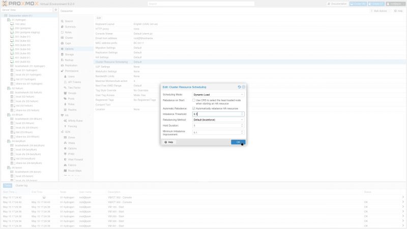 Fitur Dynamic Load Balancer pada Proxmox VE 9.2