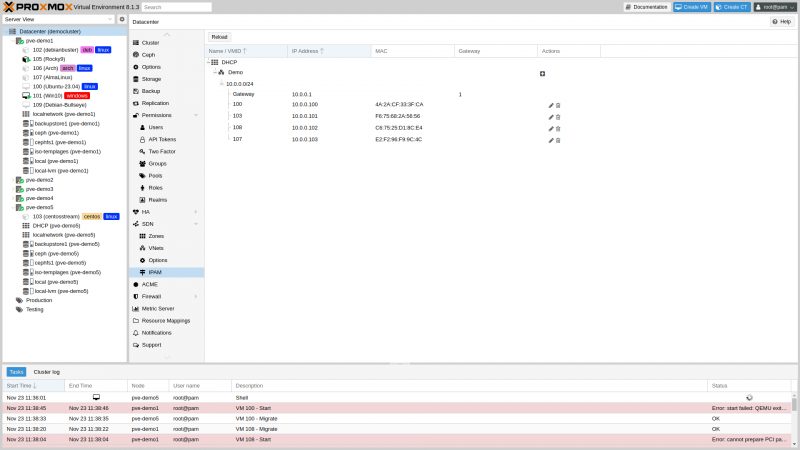 Konfigurasi Software-Defined Networking di Proxmox VE