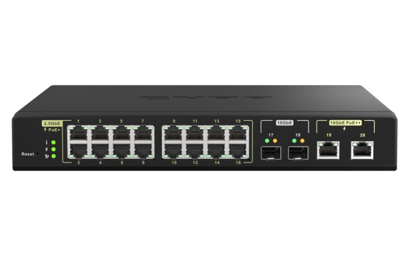Switch PoE QNAP QSW-M2116P-2T2S