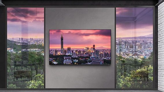 Konten signage Samsung yang dikelola terpusat