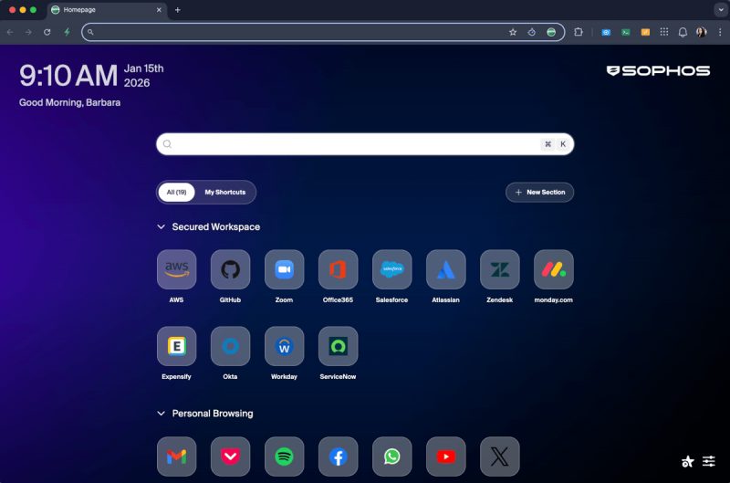 Sophos Protected Browser