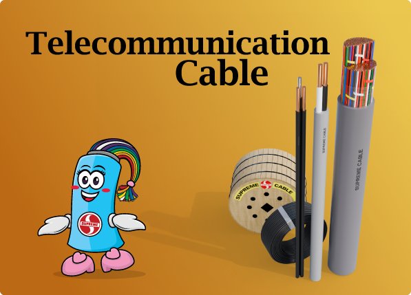 Kabel telekomunikasi tembaga Supreme