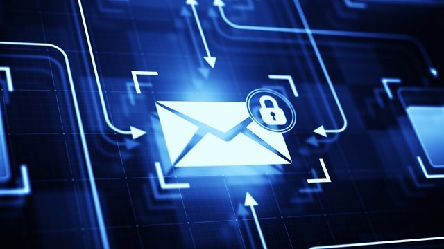 Ilustrasi keamanan email Symantec