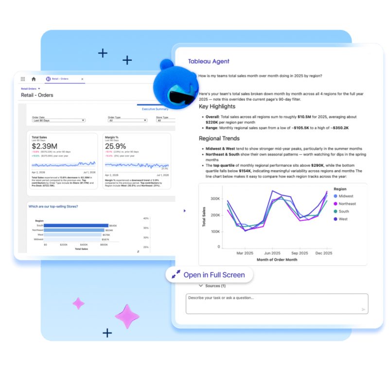 Bertanya tentang data dengan Tableau Agent