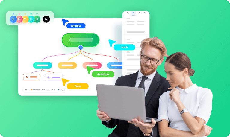 Mind map kolaboratif di EdrawMind