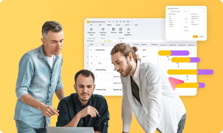EdrawProj untuk Gantt chart